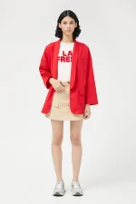 Blazer fluida roja - Image 4
