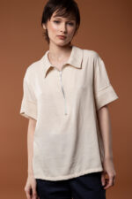 BLOUSE WITH COLLAR HELMI