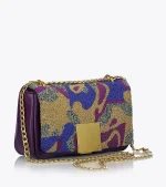 ΤΣΑΝΤΑ ΑΜΠΙΓΙΕ VICTORIA ΜΕ ΠΟΛΥΧΡΩΜΕΣ ΧΑΝΤΡΕΣ AXEL - Image 2