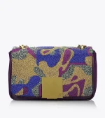 ΤΣΑΝΤΑ ΑΜΠΙΓΙΕ VICTORIA ΜΕ ΠΟΛΥΧΡΩΜΕΣ ΧΑΝΤΡΕΣ AXEL