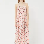 Long heart print dress COMPANIA FANTASTICA