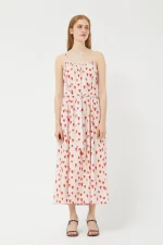 Long heart print dress COMPANIA FANTASTICA