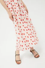 Long heart print dress COMPANIA FANTASTICA - Image 3