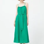 Long green strap dress COMPANIA FANTASTICA