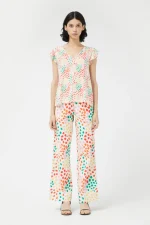 Macula polka dot ruffle top COMPANIA FANTASTICA