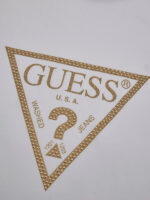 Elastic t-shirt with triangular logo GUESS - Image 4