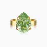 Mini Drop Ring / Peridot CAROLINE SVEDBOM