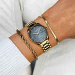 Féroce Mini Watch Steel, Blue Pearl, Gold Colour CLUSE - Image 5