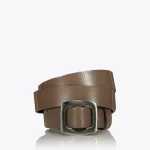 LEATHER BELT WITH WIDE BUCKLE STONE 1609-0072 AXEL