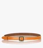 LEATHER BELT WITH WIDE BUCKLE ORANGE 1609-0072 AXEL - Image 2