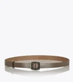 LEATHER BELT WITH WIDE BUCKLE STONE 1609-0072 AXEL - Image 2