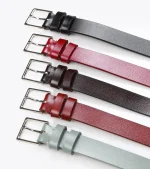 LEATHER BELT WITH SQUARE BUCKLE 1609-0071 AXEL - Image 3