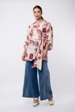 PAISLEY PRINT SHIRT ZOE BLACK HELMI