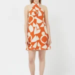 Afrik Κοντό φόρεμα με γεωμετρικά σχέδια COMPANIA FANTASTICA