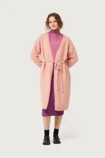 Pink knitted midi jacket COPMPANIA FANTASTICA