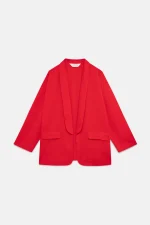Red fluid Blazer COMPANIA FANTASTICA - Image 2