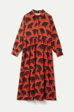 Pai Pai geometric print long dress COPMPANIA FANTASTICA - Image 2