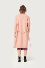 Pink knitted midi jacket COPMPANIA FANTASTICA - Image 4