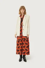 Pai Pai geometric print long dress COPMPANIA FANTASTICA - Image 4