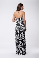 ΦΟΡΕΜΑ STRAPLESS ΕΜΠΡΙΜΕ ZOE BLACK HELMI - Image 4