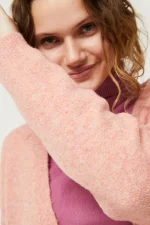 Pink knitted midi jacket COPMPANIA FANTASTICA - Image 5