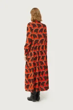 Pai Pai geometric print long dress COPMPANIA FANTASTICA - Image 5