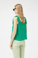 Green bow strap top COMPANIA FANTASTICA - Image 6