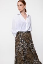 LONG ANIMAL PRINT CROIX SKIRT HELMI - Image 3