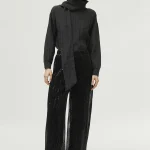 Black sequin pants COMPANIA FANTASTICA