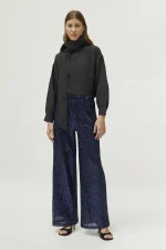 Blue sequin pants COMPANIA FANTASTICA