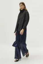 Blue sequin pants COMPANIA FANTASTICA - Image 3