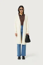 White knitted midi jacket COPMPANIA FANTASTICA - Image 4