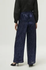 Blue sequin pants COMPANIA FANTASTICA - Image 5