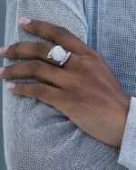 Bead Sparkle Ring Steel M - Image 2