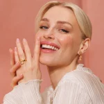 Mini Drop Ring / Light Peach - Image 2