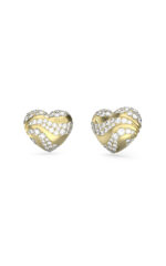 Earrings Gold Hearts With Stones GUESS