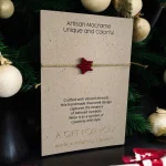 STAR MACRAME BRACELET BURGUNDY LIFELIKES