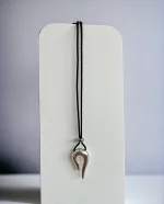 ΑΝΤΡΙΚΟ ΚΟΛΙΕ ΜΕ ΣΧΟΙΝΙ SILVER HARMONY LIFELIKES