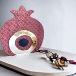 CHARM WOODEN POMEGRANATE EYE GOOD WORK LIFELIKES