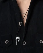 ΑΝΤΡΙΚΟ ΚΟΛΙΕ ΜΕ ΣΧΟΙΝΙ SILVER HARMONY LIFELIKES - Image 3