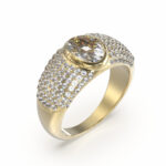 STEEL IT’S RAINING  Χρυσό Δαχτυλίδι Με Πέτρες GUESS