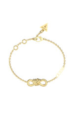 STEEL MODERN LOVE Gold Infinity Bracelet GUESS