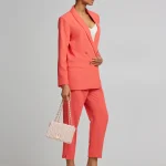 Σακάκι σταυρωτό κρεπ άνετης γραμμής LYNNE SS25