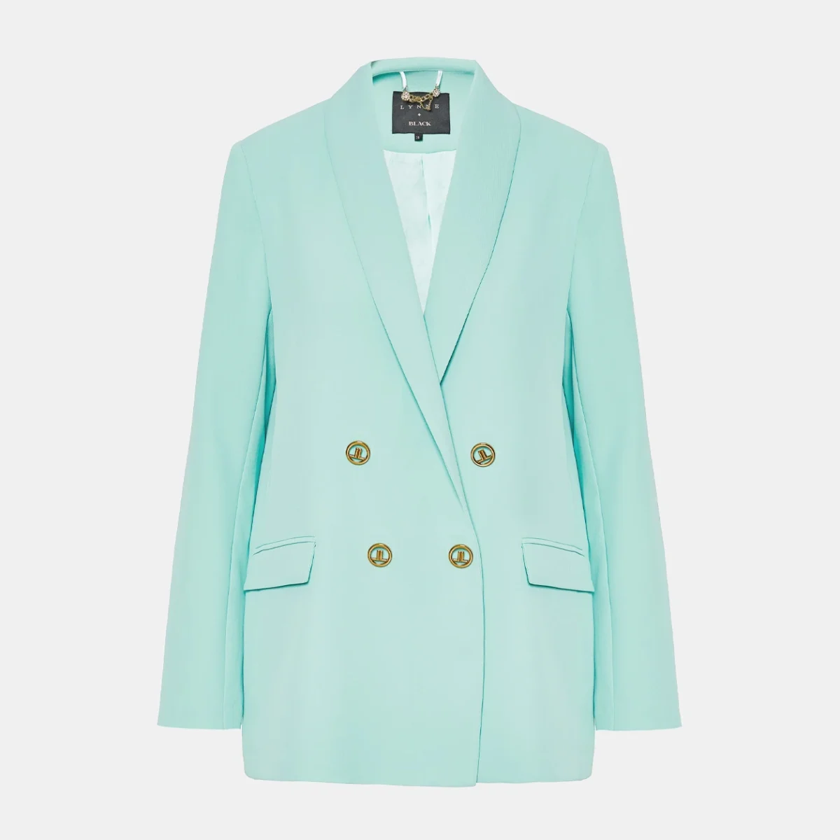 Σακάκι σταυρωτό κρεπ άνετης γραμμής LYNNE SS25