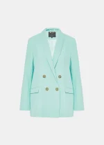 Σακάκι σταυρωτό κρεπ άνετης γραμμής LYNNE SS25