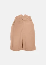 High-waisted bermuda shorts with pleats LYNNE