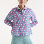 Feathers print fluid shirt COMPANIA FANTASTICA SS25