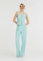 Γιλέκο κρεπ μεσάτο LYNNE SS25 - Image 2