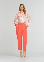 Παντελόνι crop με πιέτες LYNNE SS25 - Image 2