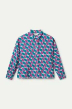 Πουκάμισο με στάμπα με φτερά COMPANIA FANTASTICA SS25 - Image 2